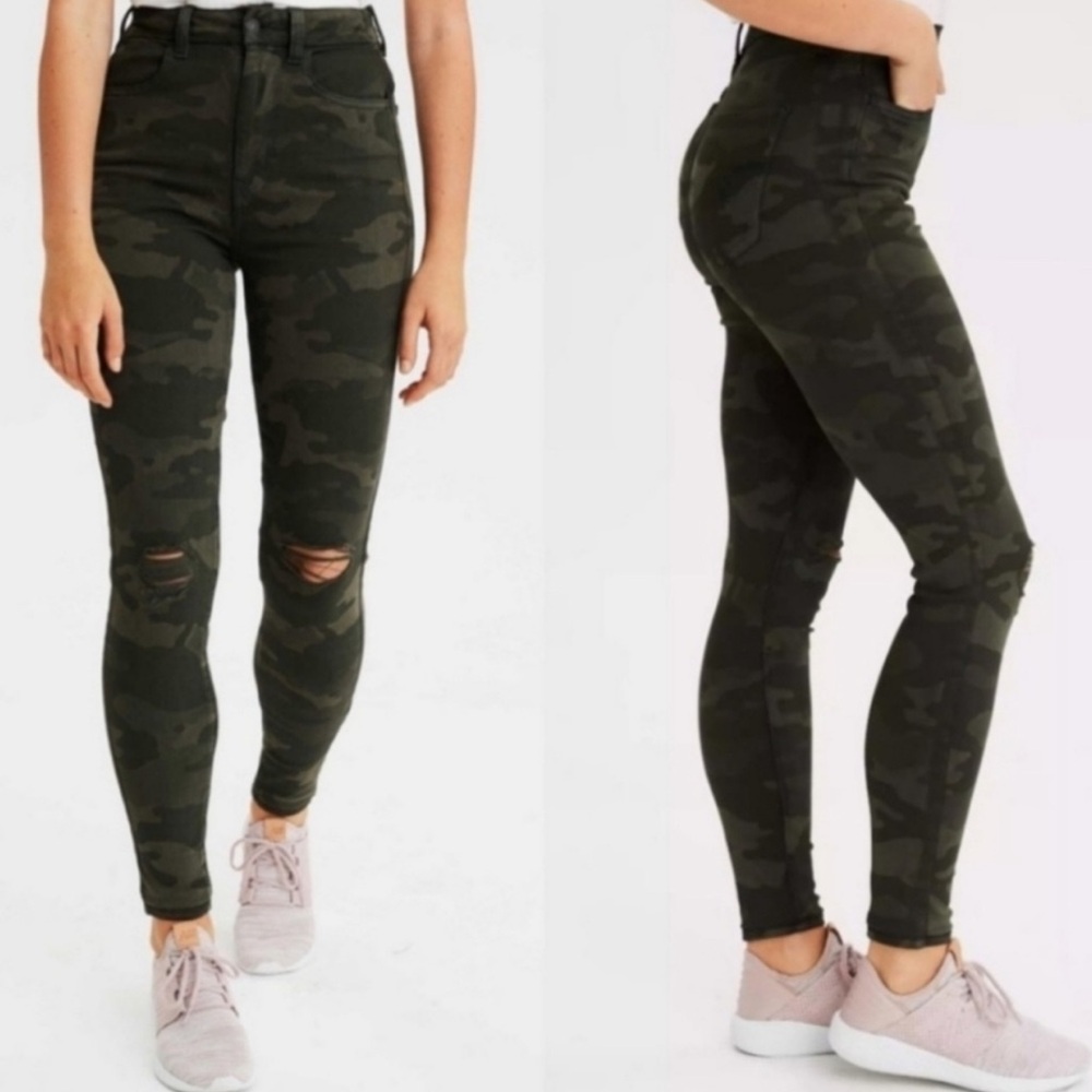 AE Camouflage Skinny Jeans